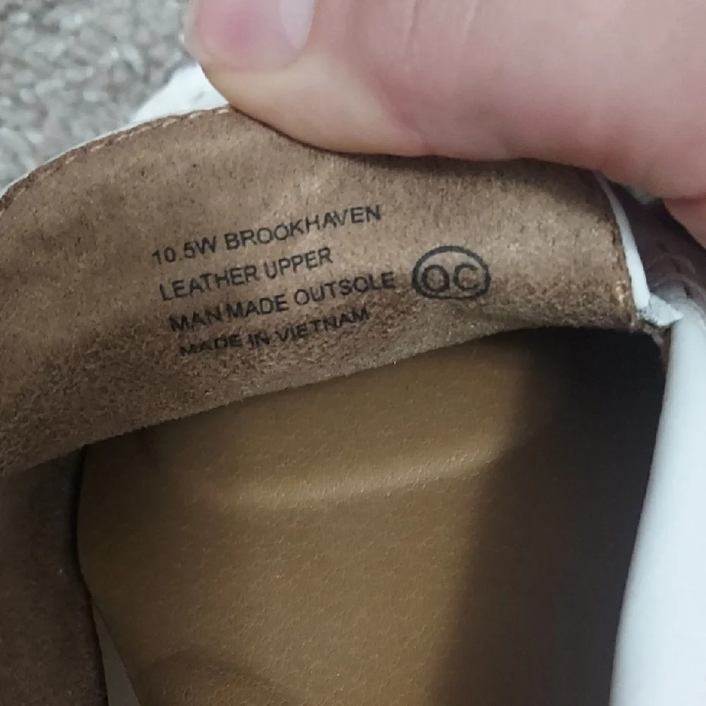 White Leather Loafers - Picture 3 of 4